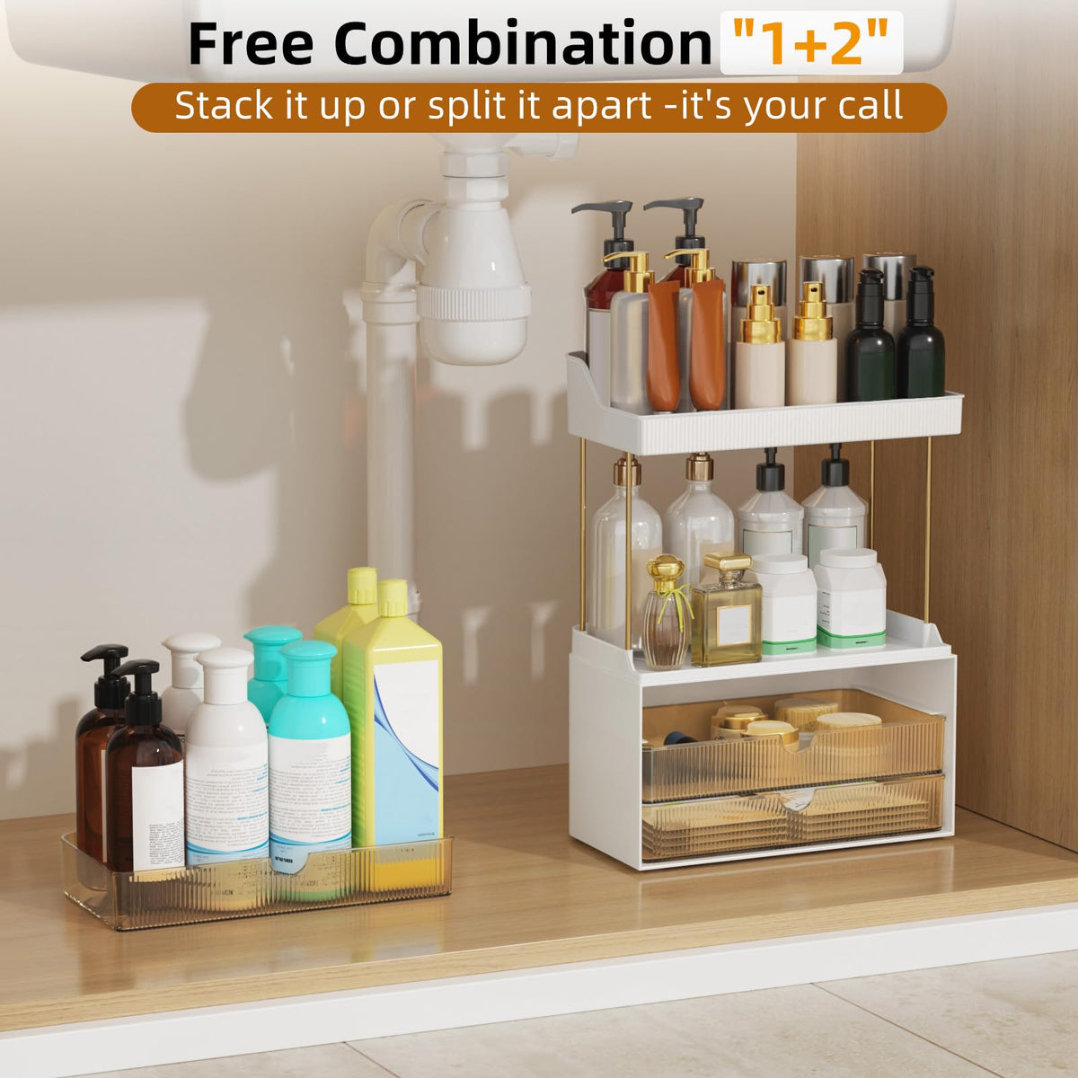 Versatile Makeup, Perfume & Bathroom Counter Organizer