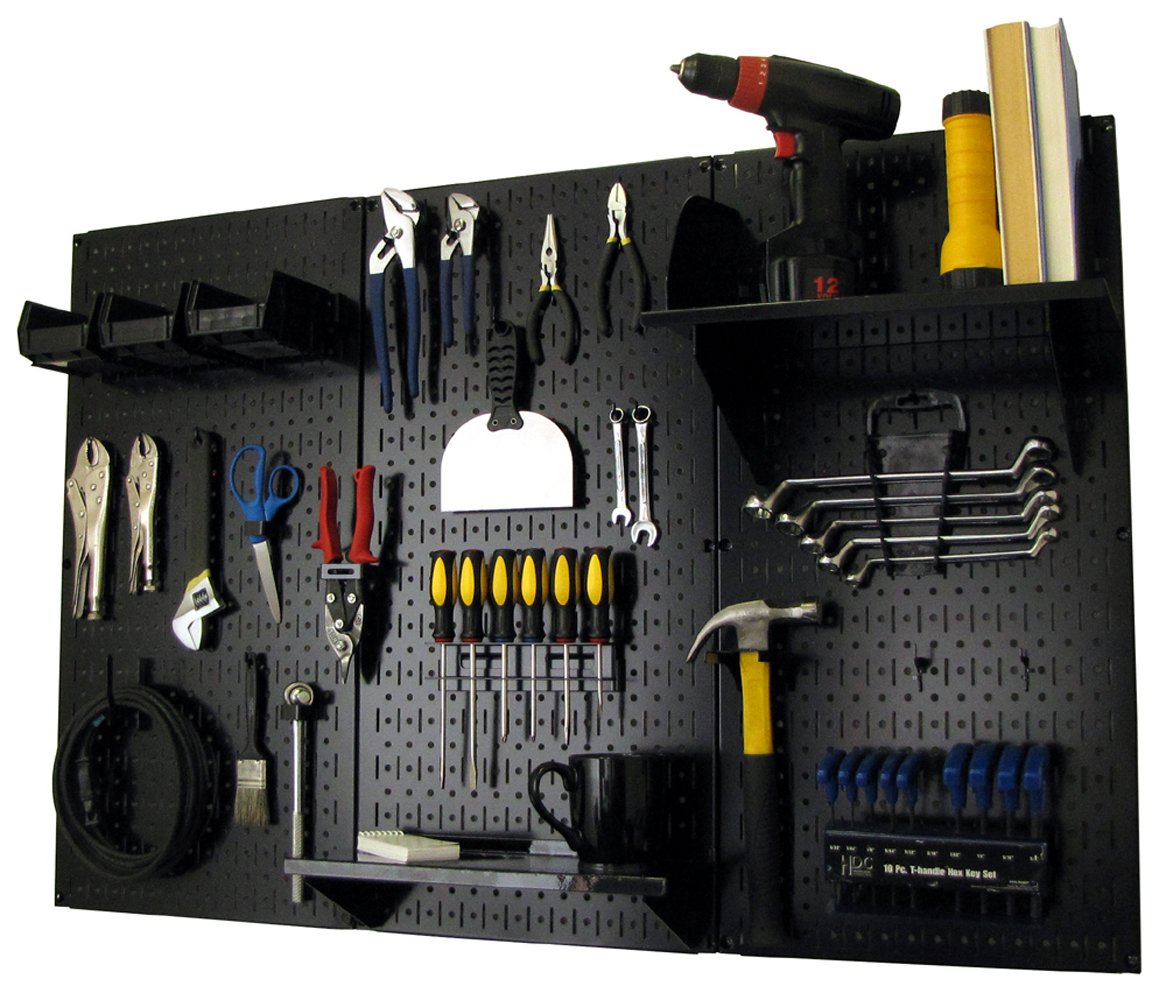 Wall Control Metal Workbench Tool Organizer System