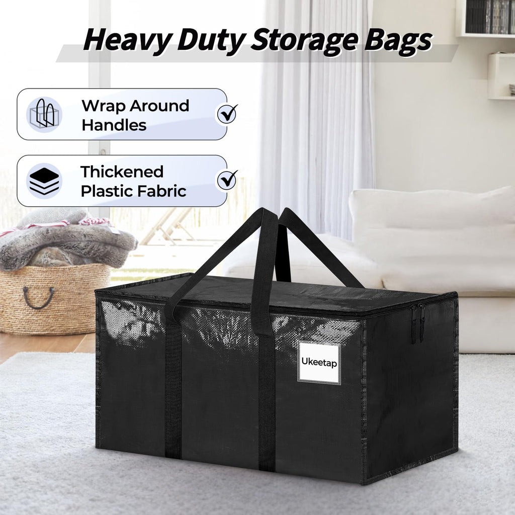 Ukeetap Extra Large Clothes Storage Bins with Lids