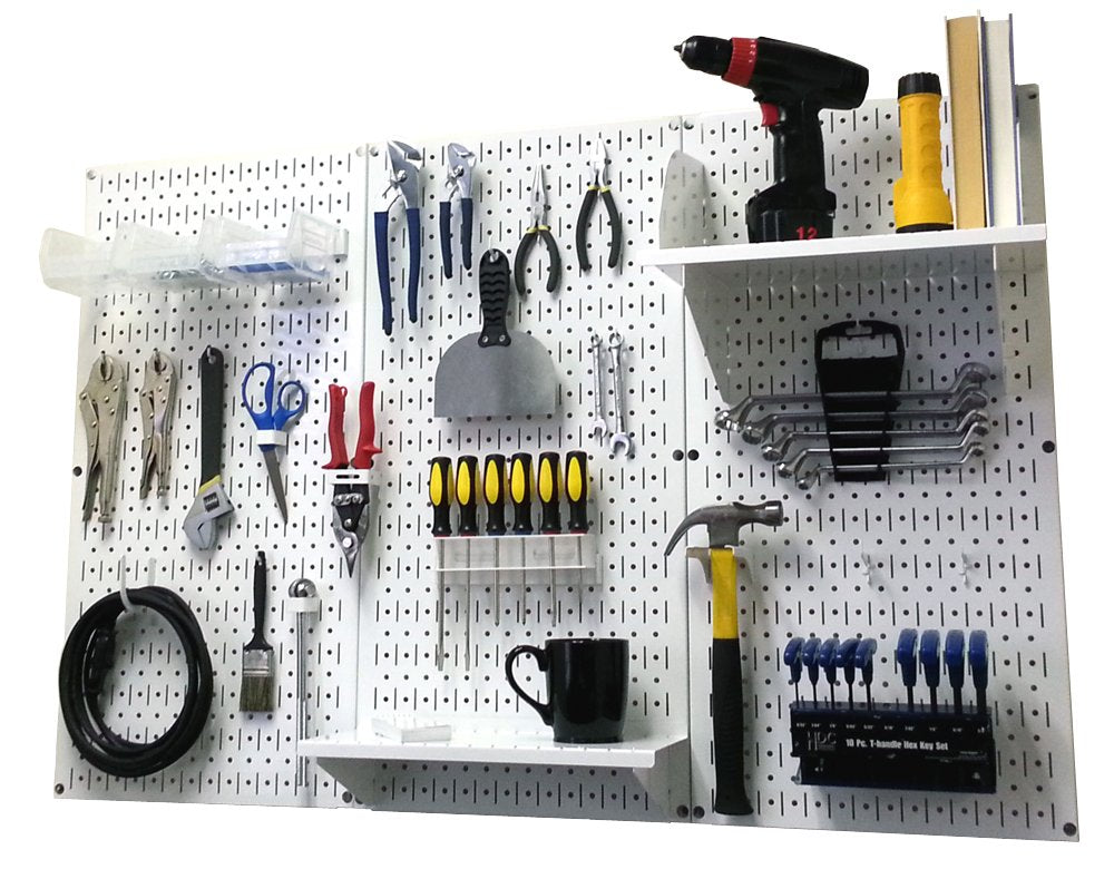 Wall Control Metal Workbench Tool Organizer System