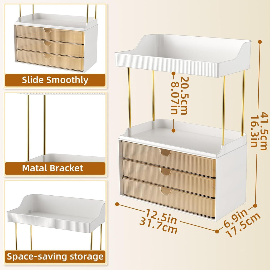 Versatile Makeup, Perfume & Bathroom Counter Organizer
