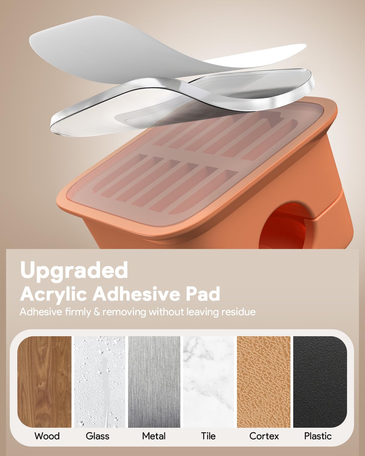 Magnetic Adhesive Cord Organizer for Home & Office