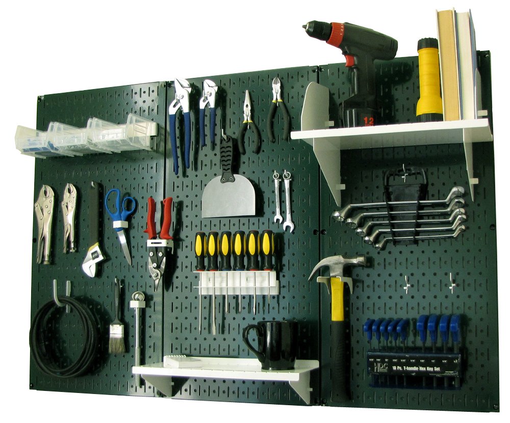 Wall Control Metal Workbench Tool Organizer System