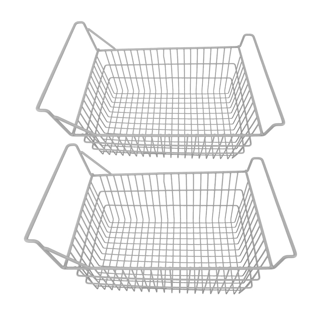 FTVOGUE Wire Freezer Storage Baskets with Handles