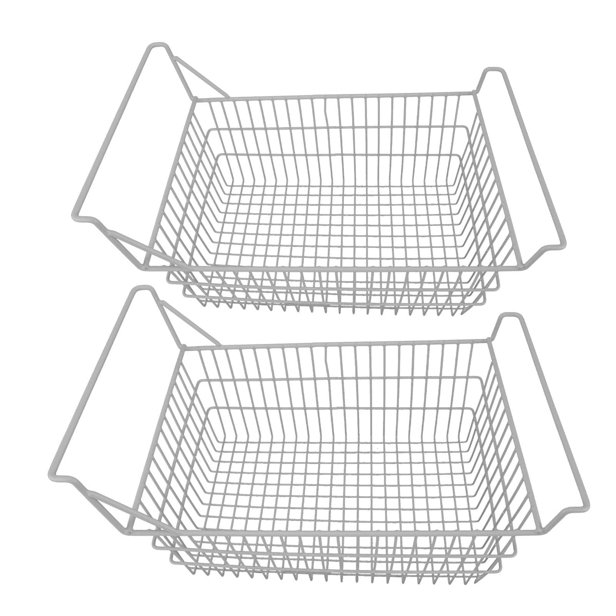 FTVOGUE Wire Freezer Storage Baskets with Handles