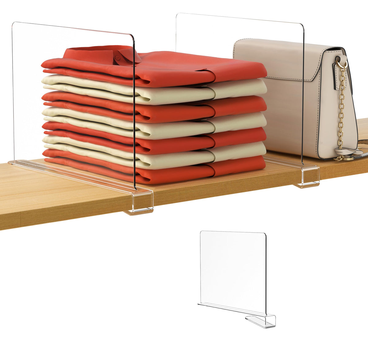 HBlife Shelf Dividers (2/4/6/8/10/12PCS), Style 1