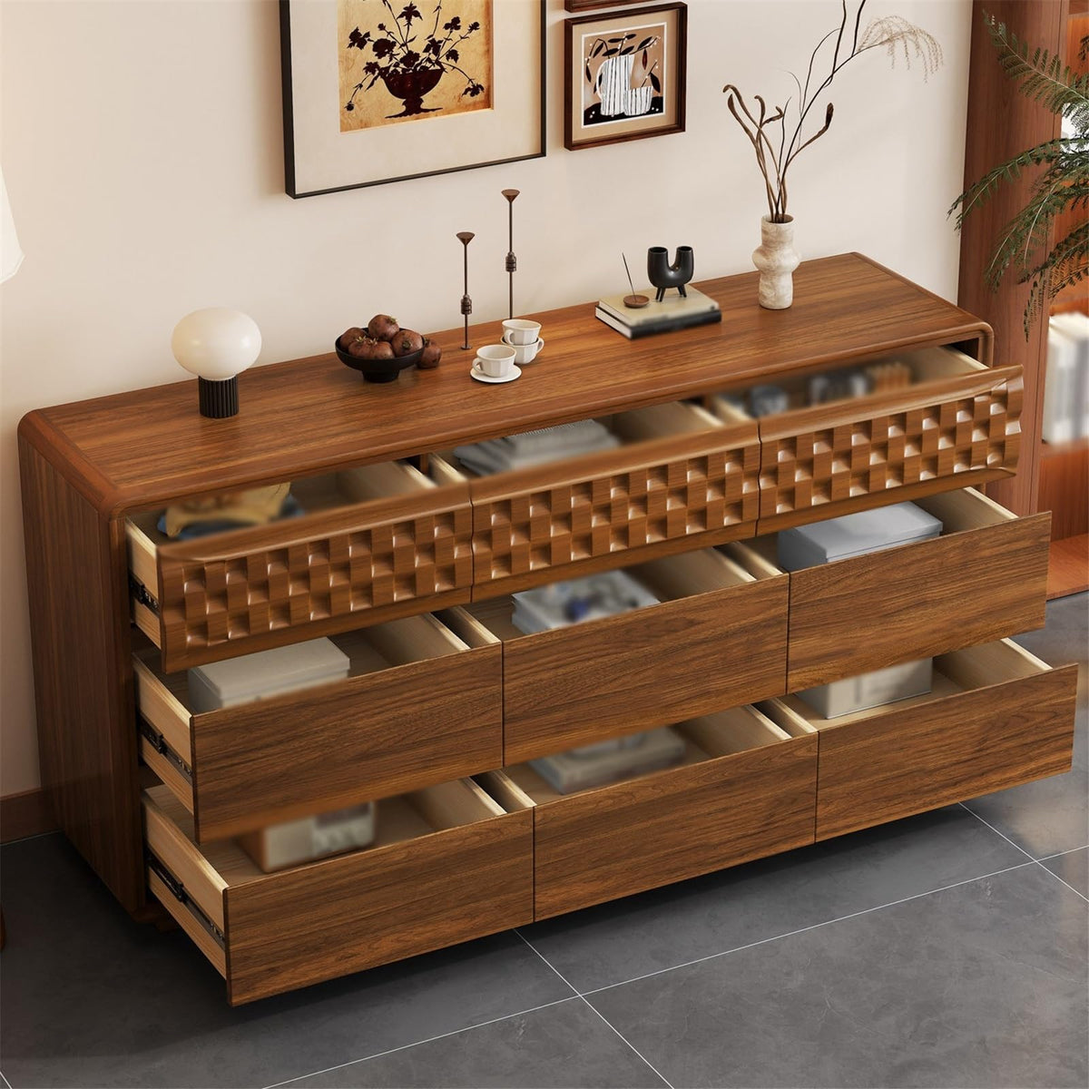 9-Drawer Storage Organizer Cabinet for Closet & Bedroom