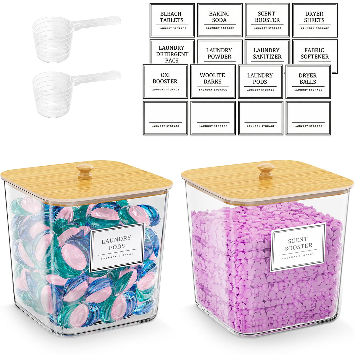 HomePekite Laundry Pod Storage Container & Organizer