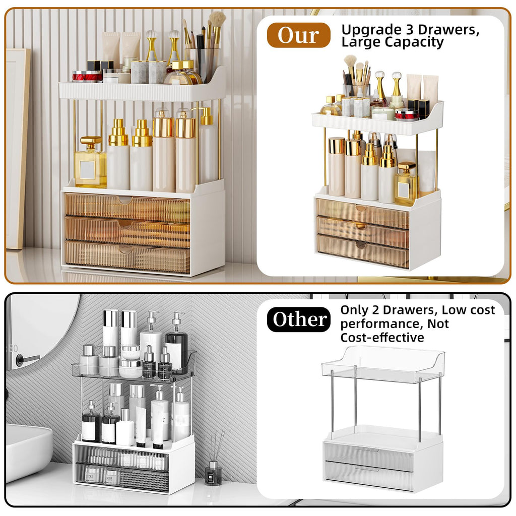 Versatile Makeup, Perfume & Bathroom Counter Organizer