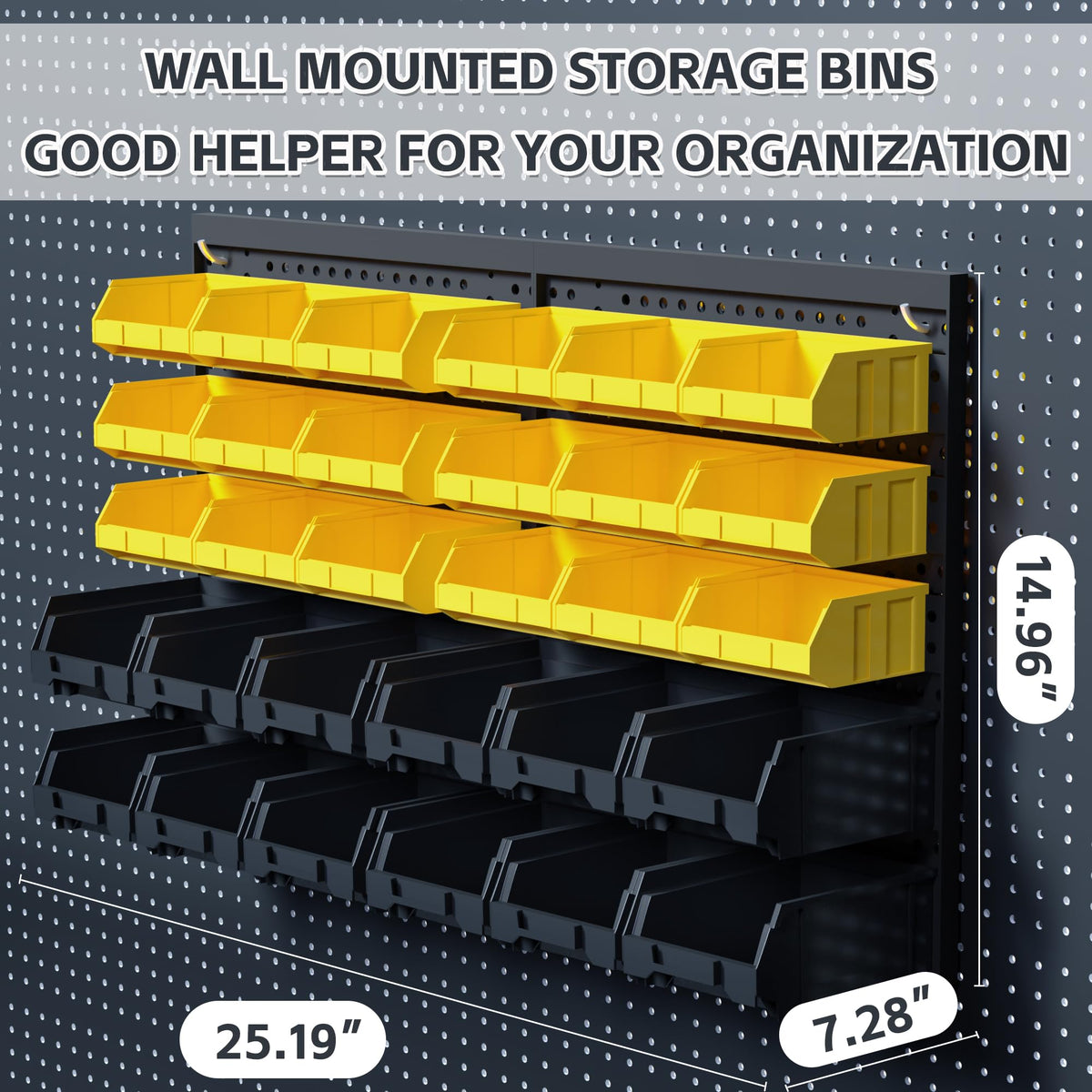 KJE Wall-Mounted Storage Organizer for Home & Utility