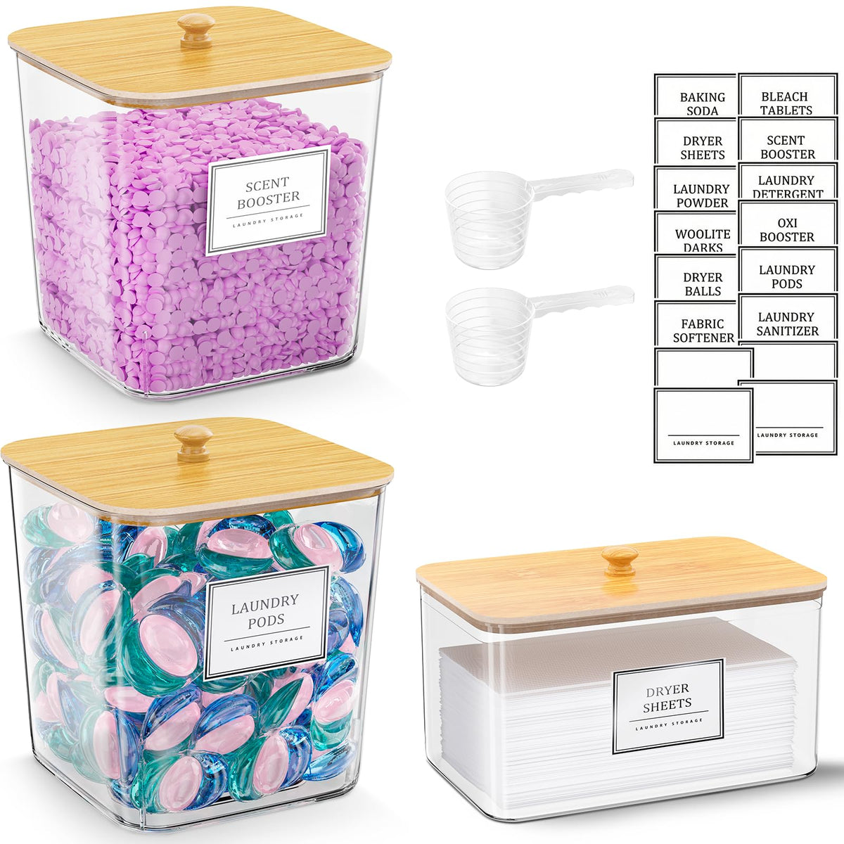 HomePekite Laundry Pod Storage Container & Organizer