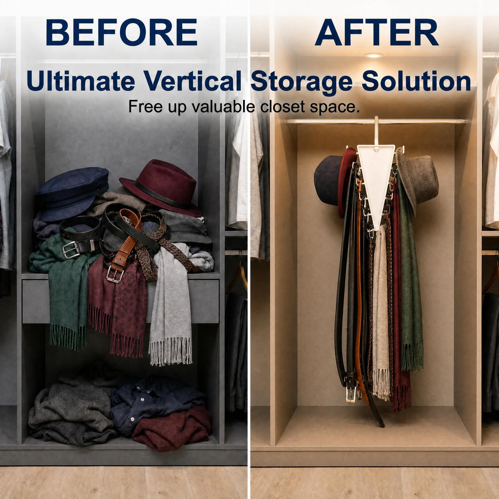 V-Shaped Double-Sided Space-Saving Closet Hanger