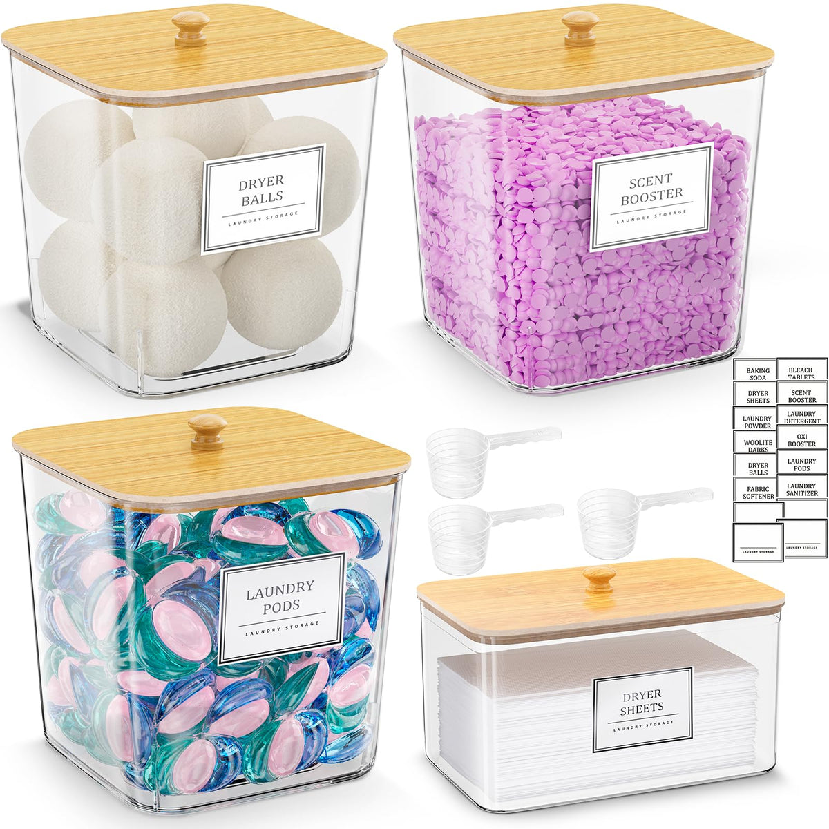 HomePekite Laundry Pod Storage Container & Organizer
