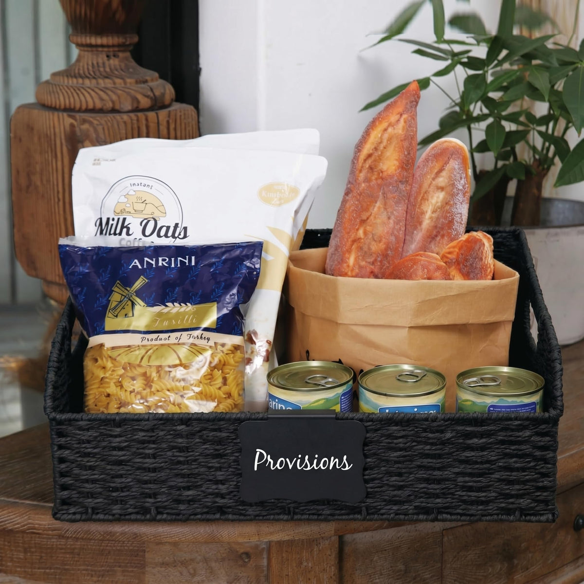 Stylave Wicker Storage Baskets for Organizing, 3-Pack