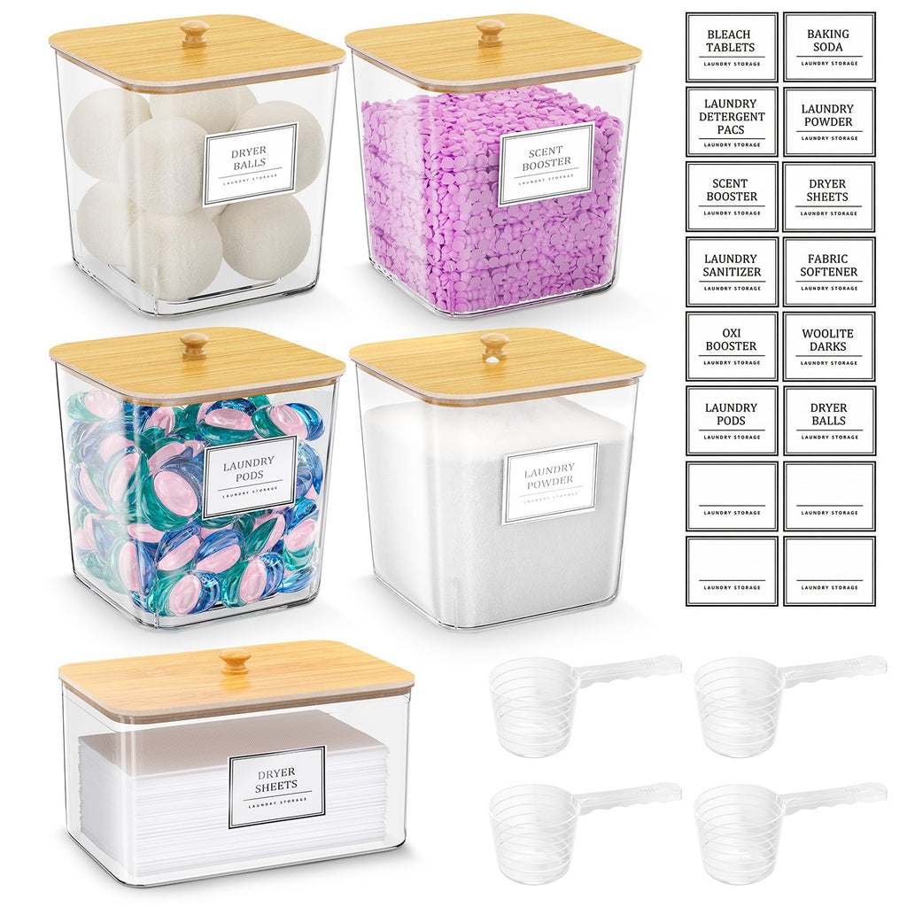 HomePekite Laundry Pod Storage Container & Organizer