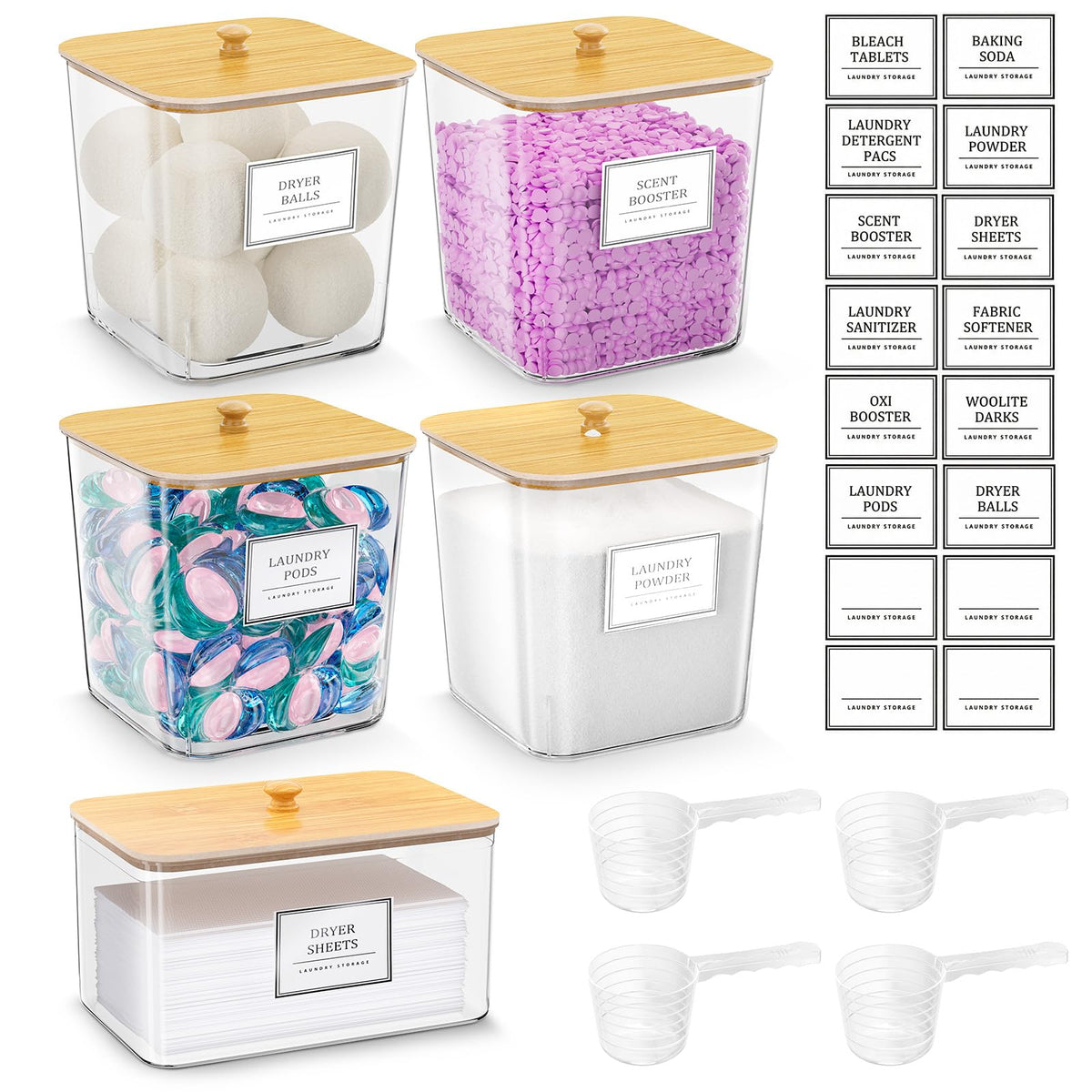 HomePekite Laundry Pod Storage Container & Organizer