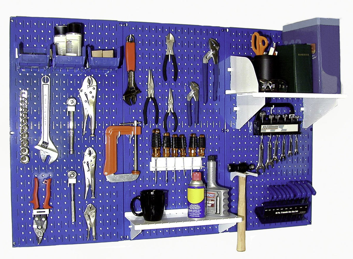 Wall Control Metal Workbench Tool Organizer System