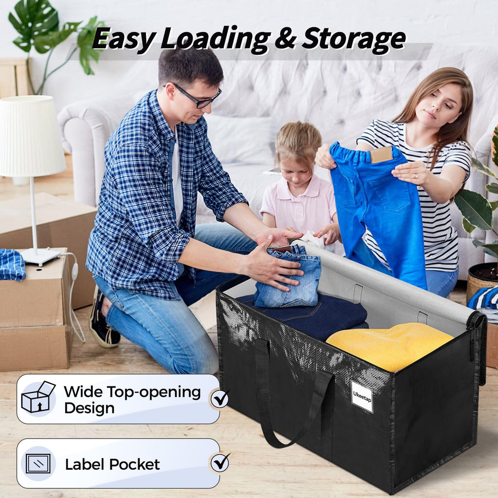Ukeetap Extra Large Clothes Storage Bins with Lids