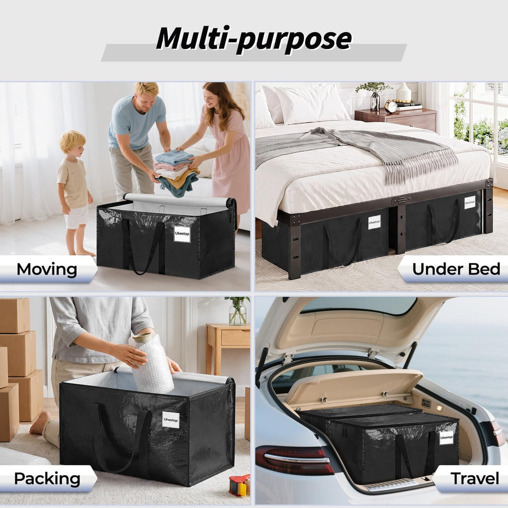 Ukeetap Extra Large Clothes Storage Bins with Lids