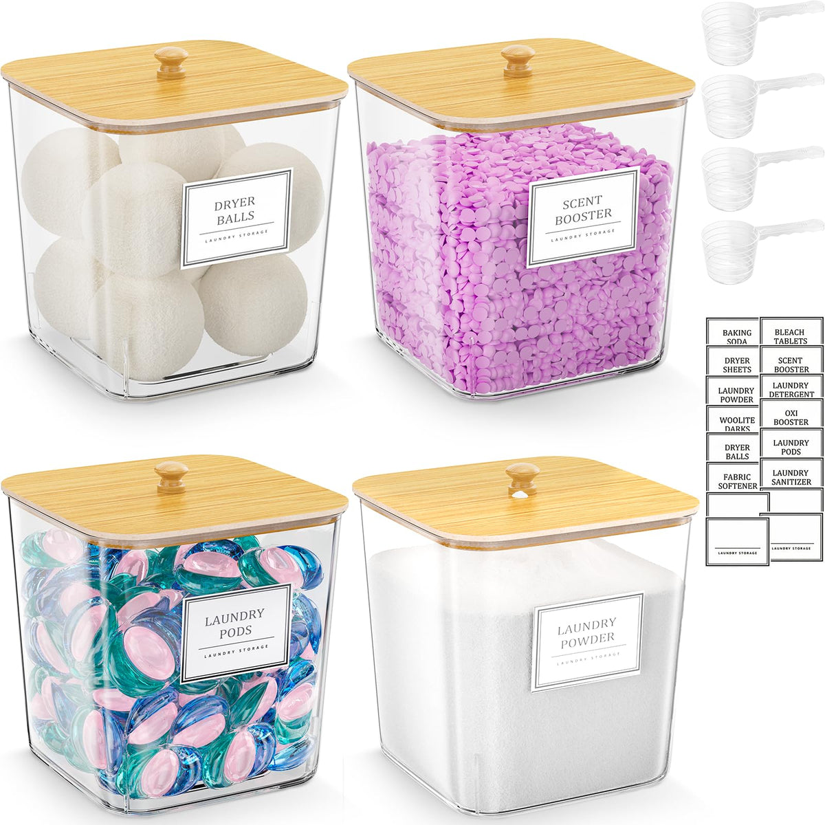 HomePekite Laundry Pod Storage Container & Organizer
