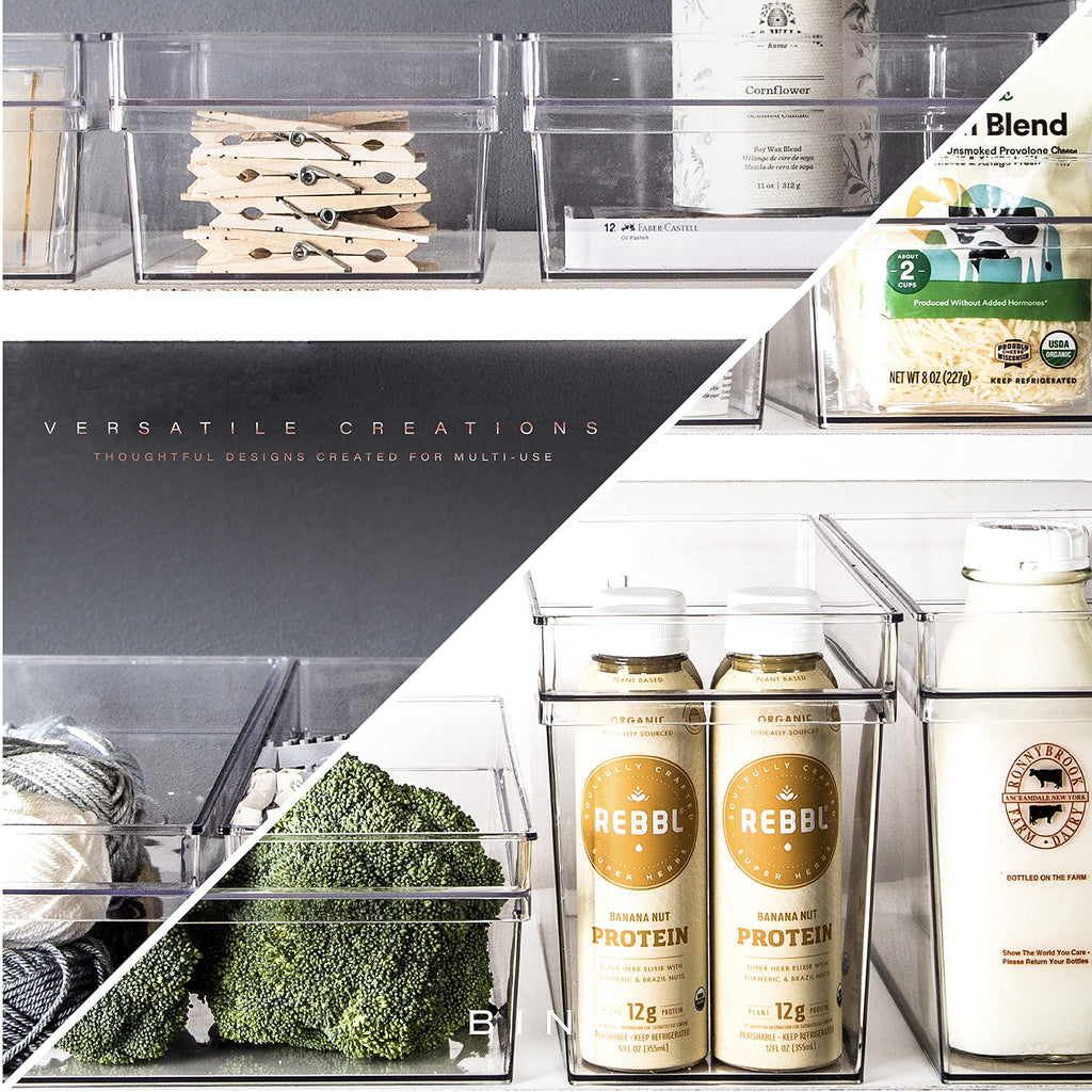 BINO Handler Multi-Use Storage Bins with Built-In Handles